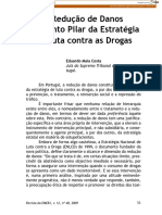 A Redução de Danos Enquanto Pilar Da Estratégia de Luta Contra As Drogas