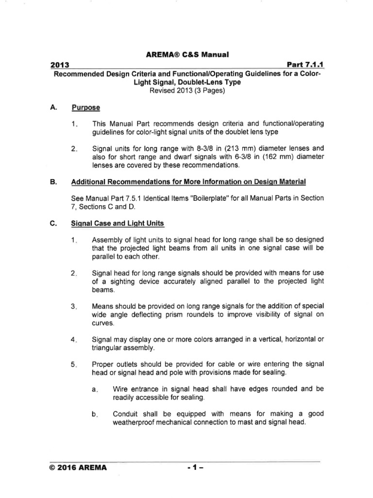 Arema c s manual part 7 1 1 through 7 1 11 pdf