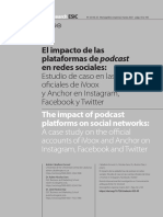 El Impacto de Las Plataformas de Podcast en Redes Sociales