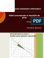 Curs 3 - SIAD Unicriteriale Ale Deciziilor de Grup