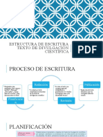 Estructura de Escritura TDDC