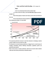 Dairy and Beef Cattle Breeding