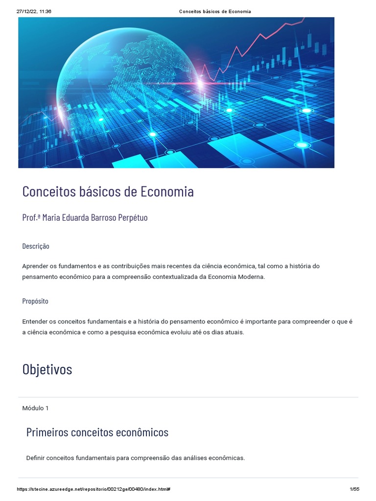 Conceitos Básicos de Economia | PDF | Economia | Mercantilismo