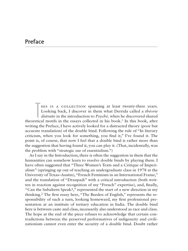 Preface: Distraite in The Introduction To Psyché, When He Discovered ...