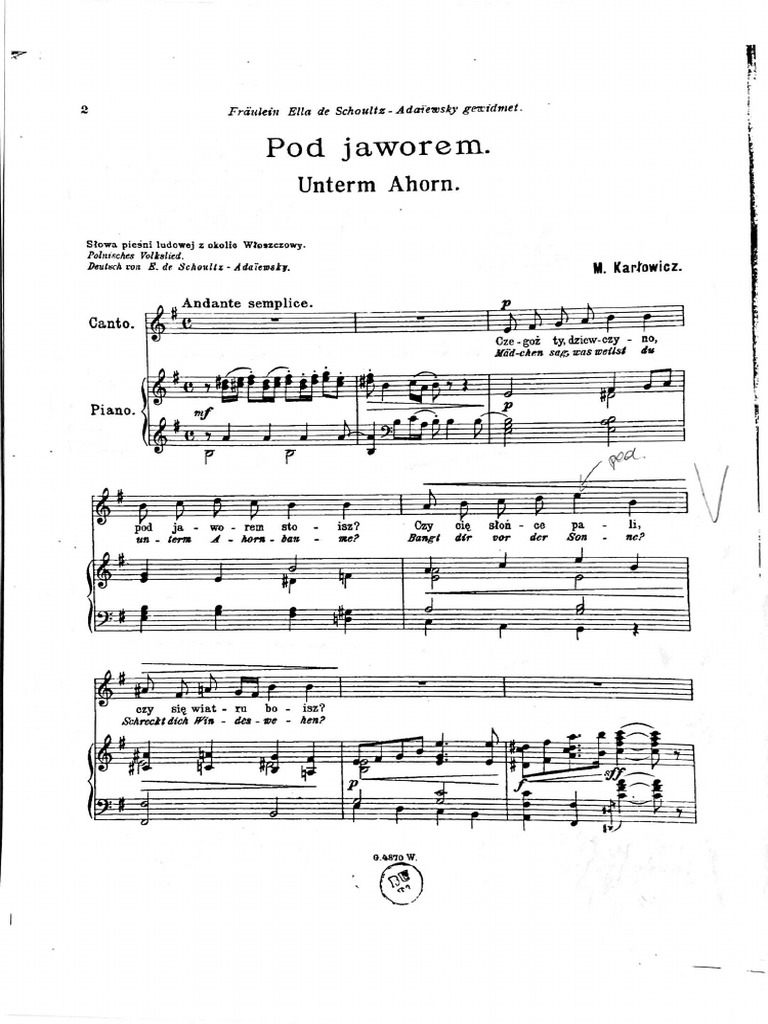 Pod Jaworem PDF