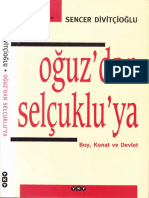 Sencer Divitçioğlu - Oğuz_dan Selçuklu_ya Boy, Konat Ve Devlet