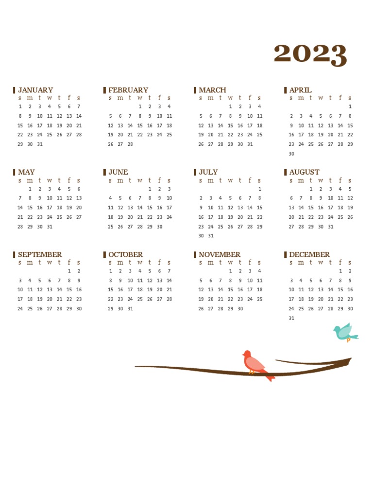 Calendar 1 | PDF