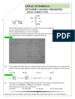 Grand Btest-Chemistry (Mains) Paper 2