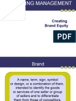 Creating Brand Equity