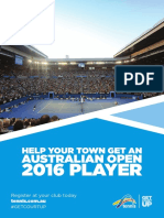 Tennis Australia (Generic Poster) (A3)