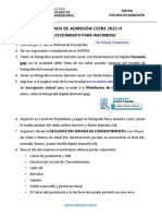 Manual de Inscripción Examen de Adimisión Cepre 2022-Ii
