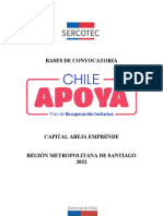 Bases CAPITAL ABEJA EMPRENDE 2022 CHILE APOYA Metropolitana V°B°