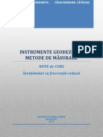 Instrumente Geodezice Și Metode de Măsurare - Online