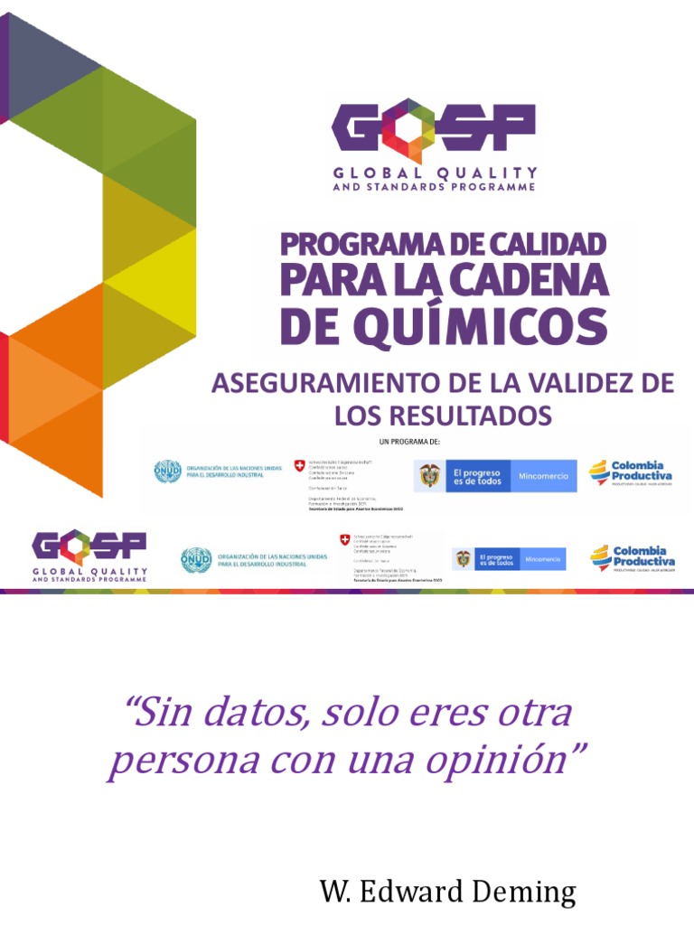 Aseguramiento de La Validez de Los Resultados | PDF | Calibración ...