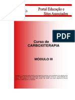 Curso de Carboxiterapia módulo III: Calvície e queda de cabelos