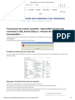 Fournisseur de Canaux Nommés - Impossible D'ouvrir Une Connexion À SQL Server 53