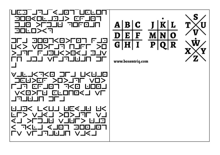 Pigpen Cypher | PDF