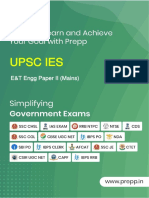 Upsc Ies: E&T Engg Paper II (Mains)