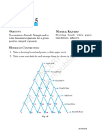 Activities 8. Pascals Triangle - Binomial Theorem