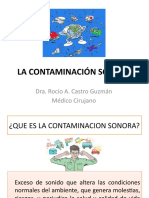 La Contaminación Sonora