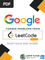 Google Tagged Leetcode