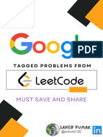 Google Tagged Leetcode