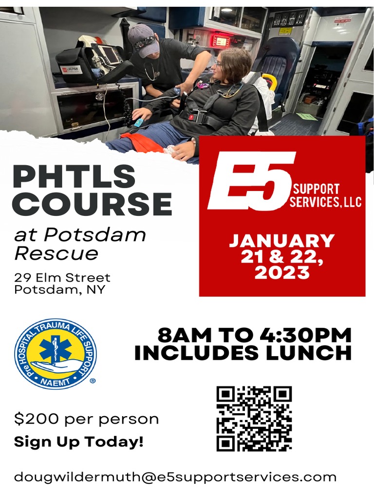 PHTLS Course at Potsdam Rescue PDF