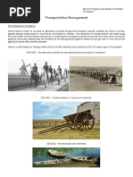 History of Transport