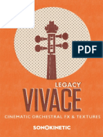 1.sonokinetic Vivace Legacy Product Manual