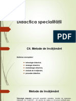 C4 Didactica Specialitatii