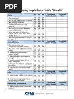 MHE Pre-Operating Inspection Checklist | PDF | Brake | Truck