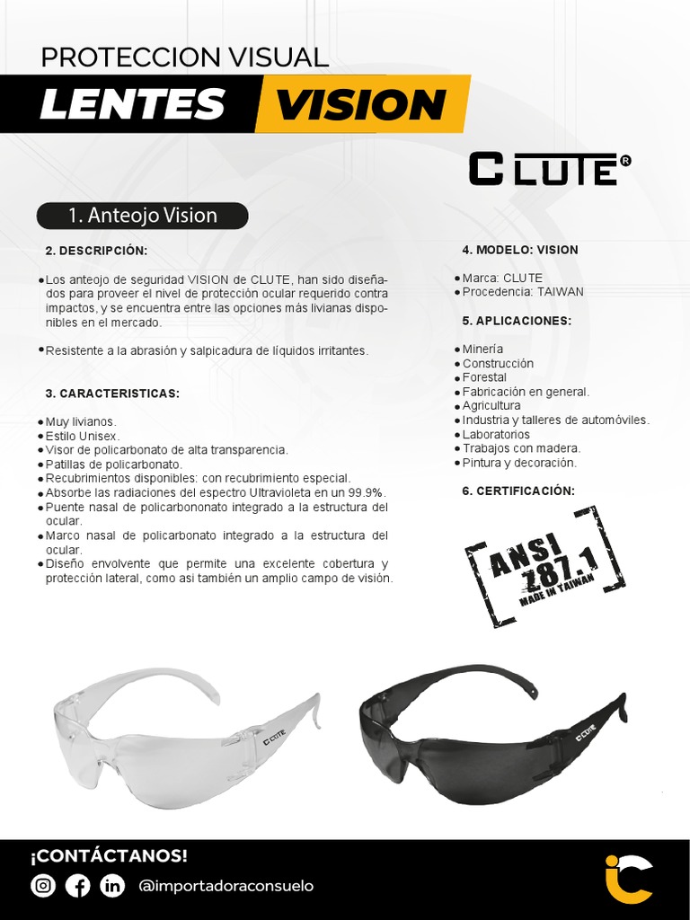 FT - Lentes Vision HC | PDF | Tecnología