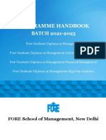 Programme Handbook