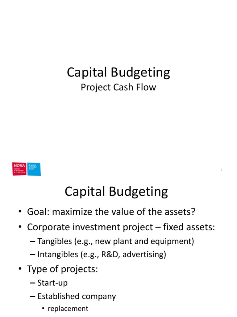 04 - Capital Budgeting Cash Flow | PDF | Depreciation | Book Value