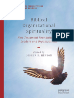 Biblical Organizational Spirituality: New Testament Foundations For Leaders and Organizations
