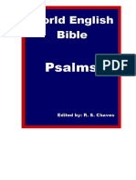 English Holy Bible Psalms R S Chaves