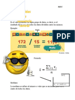 Medidas de Tendencia Central.