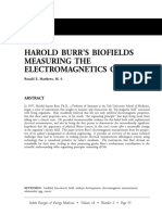 Harold-Burr Electromagnetics of Life