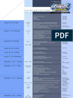 Tuna Festival 2011 Schedule of Activities