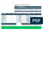 Corporate Pay Stub Template-PDF Reader Pro