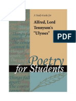 A Study Guide For Alfred Lord Tennysons Alfred Lord Tennysona Ulysses