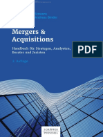 Mergers Acquisitions: Günter Müller-Stewens Sven Kunisch - Andreas Binder (HRSG.)