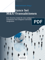 Compliance Bei M & A-Transaktionen: Eike Bicker - Sonja Sackmann (HRSG.)