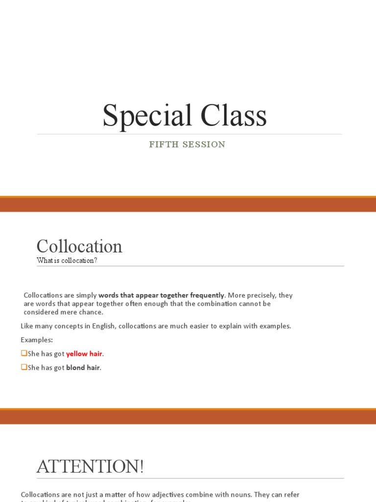 Nineth Session Collocations | PDF | Adverb | Noun