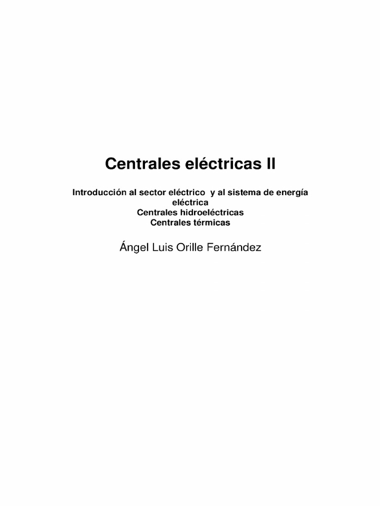 Centrales Electricas 2 | PDF | Generador eléctrico | Ingenieria Eléctrica