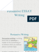 Persuasive Writing