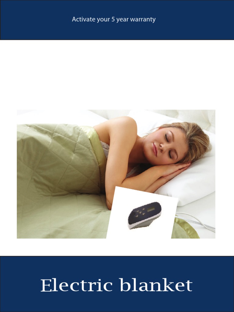 Electric Blanket Manual Optimized PDF Clothes Dryer Bed