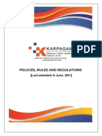 KCE Policies and Regulations 2021