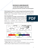 Introduction To Spectroscopy: I Spectroscopy and The Electromagnetic Spectrum