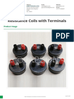 Resistance Coils With Terminals